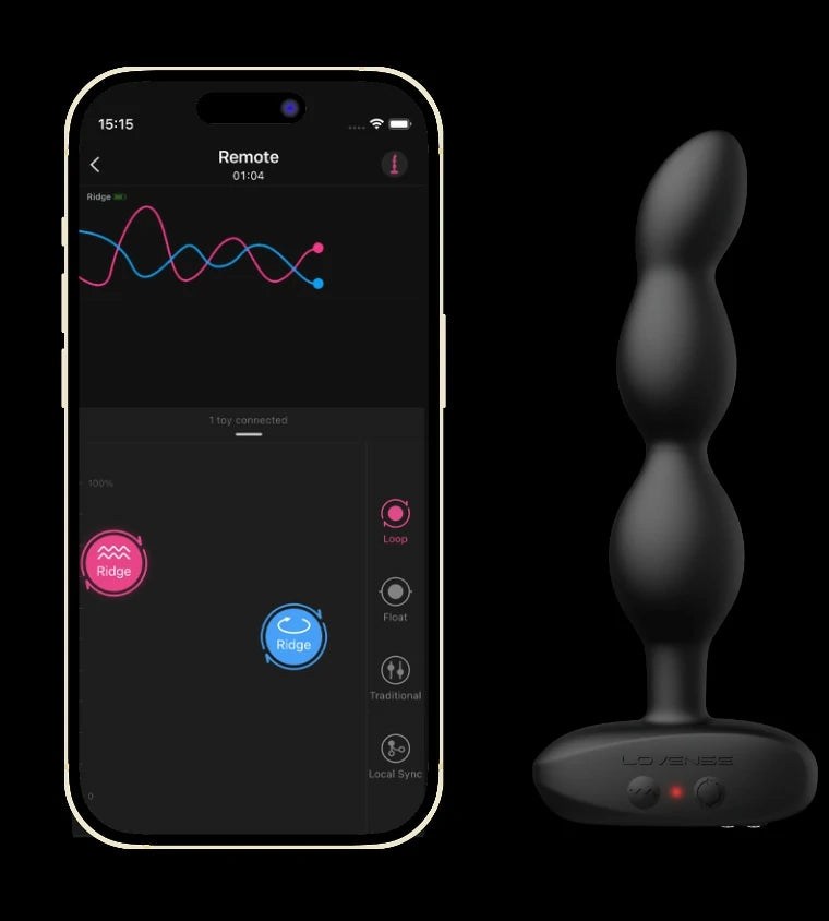 PulseBeads App-Controlled Anal Vibrator